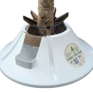 Turbo Tree Stand - World's Quickest Christmas Tree Stand - Frustration Free Setup Christmas Tree Stand No Screws - No Spills