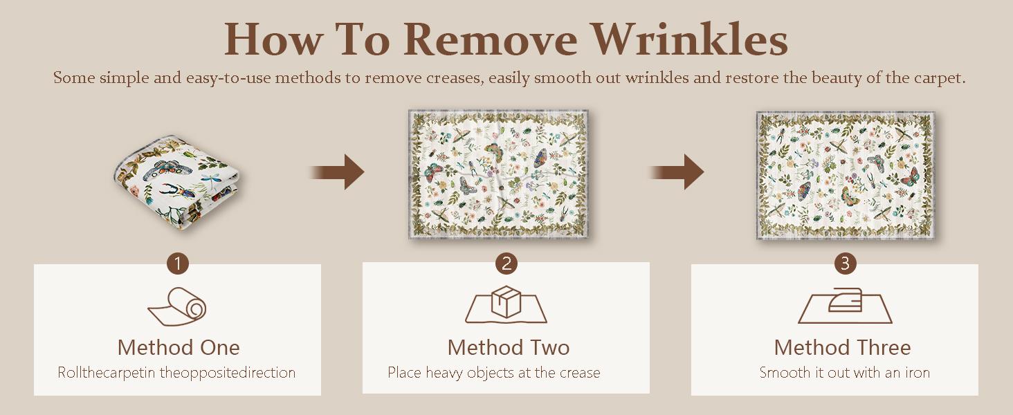 palohom Washable Area Rugs for Living Room Non Slip Bedroom Rug Carpet Low Pile Soft Non Shedding Lightweight Faux Wool Floral Rug for Entryway Dining Room Under Table Rug Runners for Hallway Kitchen Dorm Nrsery Stain Resistant Easy Care Indoor Home Decor