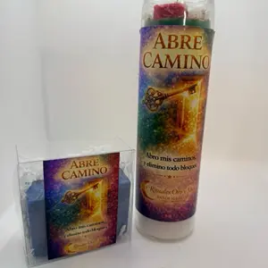 Spiritual Road Opener Ritual kit Candle – Abundance & Opportunity Velón