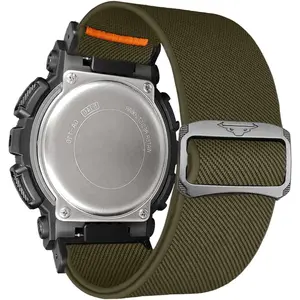 Soft Stretchy Loop Durable Elastic Nylon Adjustable Braided Watch Band for Casio gshock DW-5600/8900, GA-100/GW-B5600/GB-5600 /GW-6900