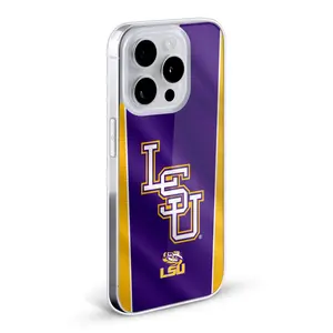 Head Case Designs Louisiana State University LSU Louisiana State University LSU Banner Soft Gel Case for Apple iPhone 13 Mini & MagSafe