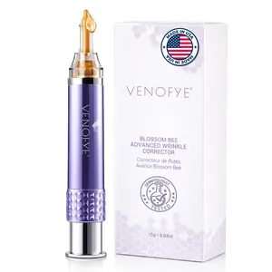 Venofye Blossom Bee Advanced Wrinkle Corrector, Eye Lift and Eye Tuck Serum For Wrinkles, Puffy Eyes, Dark Circles and Under Eye Bags Treatment.