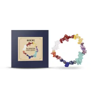 Hoexe Colorful Crystal Bracelet, a stylish daily hand accessory for personalized wrist styling