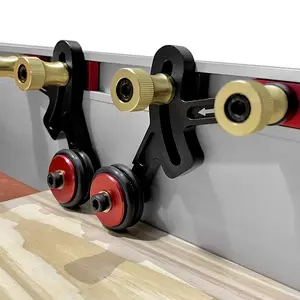 Woodworking Feather Loc Board, Anti Rebound Safety Pushing Auxiliary Tool, Precision Clear-cut Stock Guides, Multifunctional Hand Tool