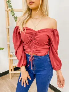 Gema Peasant Sleeve Top