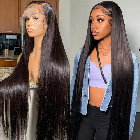 Bling Hair Wigs Straight 13x4 13x6 Hd Lace Front Human Hair Wigs Transparent Lace Frontal Wig for Women Pre Plucked Natural Hairline 12-36 Inch 180% Density SoHoChic Style #tiktokshopstockup #SohoChic