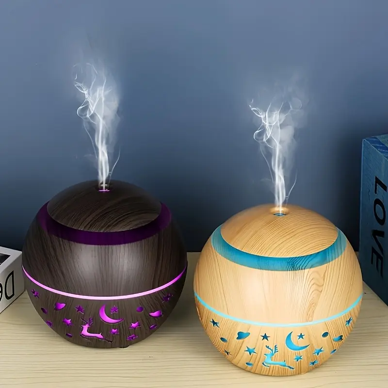 1 Unit of USB Mushroom Humidifier And Aromatherapy Diffuser, Featuring a 6.76oz Cool Mist And Night Light, Operates Quietly And Is Portable with USB Power, Perfect for Your Bedroom, Desk, Office, Or Home to Maintain a Fresh Atmosphere!