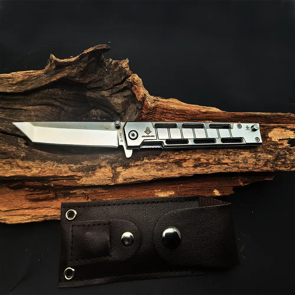 Men's 21cm Portable Multipurpose Stainless Steel Folding Knife - Retractable Blades, Training Slingshot, Window Breaker, Protective Cover, for Bushcrafting, Whittling, Camping Hiking, Adult Holiday Gift, Sports & Outdoor Tool, Portable Multipurpose Knives