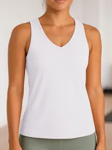 Women's Cross Strap Sports Top, Casual Sleeveless T-Shirt, Suitable for Fitness and Training, Comfortable Sportswear