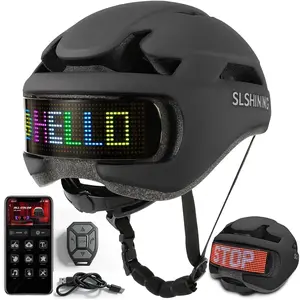 Smart Bike Helmet with LED Light for Adults & The Young, Safety Cycling Helmet for Mountain Bike, Road Bike, Electric Scooter & Skateboarding