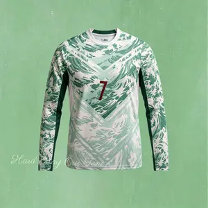 2025 3rd Away Long Sleeve 7#  Soccer Jersey Football Jersey Quick Drying