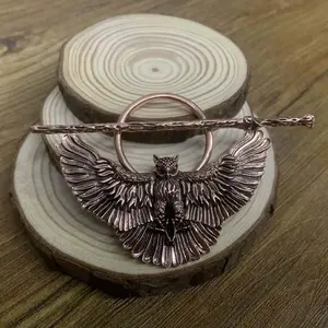 [Limited time event] Retro creative owl hairpin hairpin hairpin animal totem female high-end hair accessories gift versatile fashion personality creative design