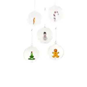 Cody Foster & Co Captured Icon Baubles Set Of 5