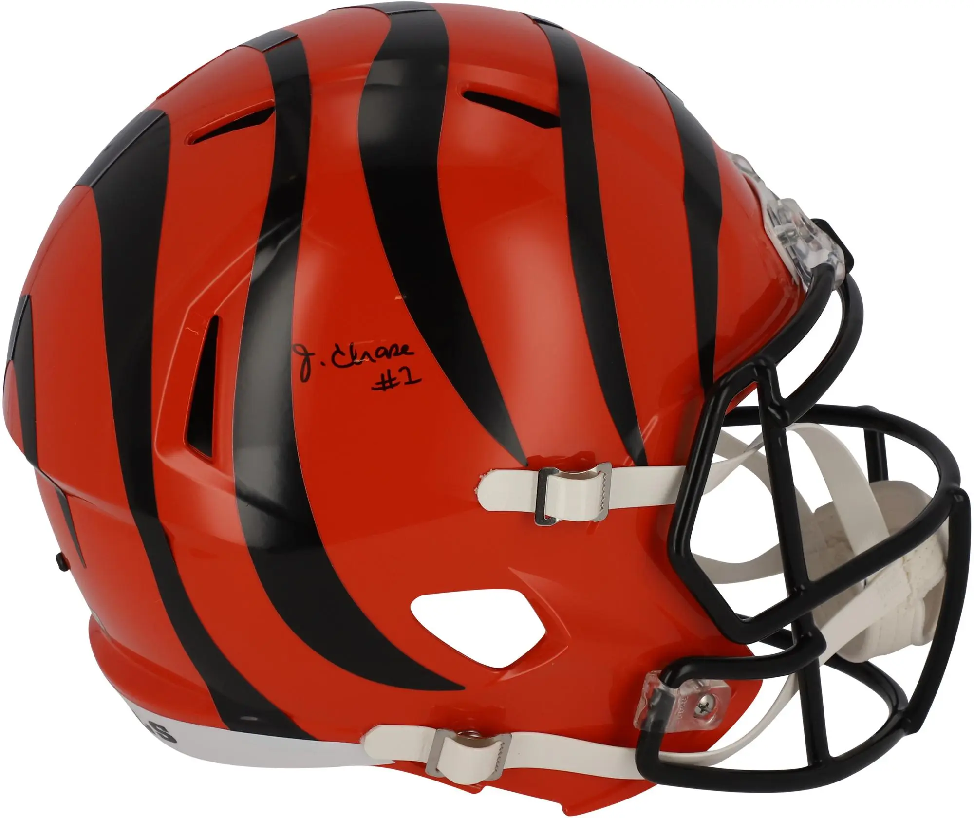 Ja'Marr Chase Cincinnati Bengals Autographed Riddell Speed Replica Helmet - Fanatics Authentic Certified