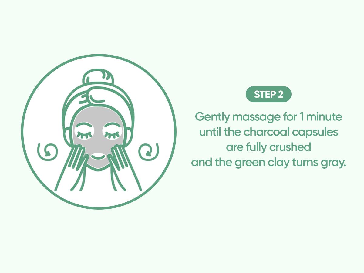 Banila Co Clean It Zero Charcoal Capsule Pore Polish Mask | Gentle Exfoliating Facial Polish with Charcoal PHA Capsules & Green Clay | Korean Skincare for Oily & Sensitive Skin