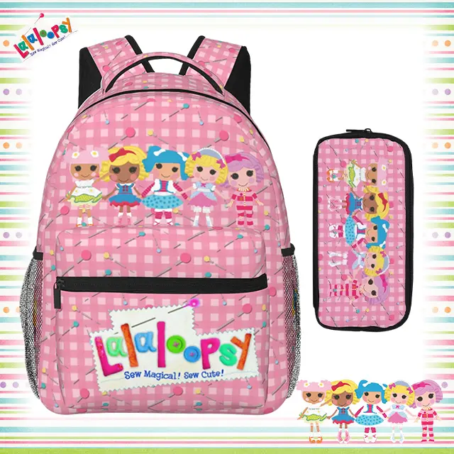 Lalaloopsy Backpack - Durable Outdoor Rucksack, Kawaii Weirdcore Design, Women's Backpacks for School Laptop Daypack, Ideal for Camping, Birthday Gifts
