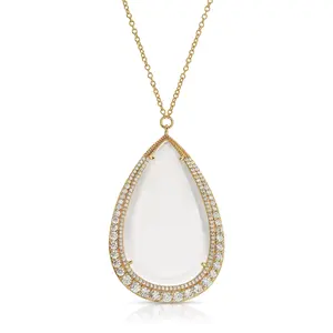 Aria Diamond - Magnifier Pendant Necklace