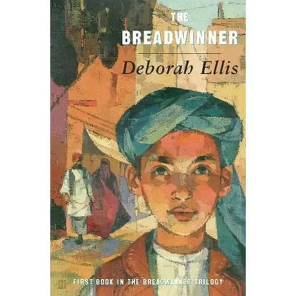 Used Fiction Book - The Breadwinner by Deborah Ellis (Paperback, English, 15th Anniversary Ed., Glossary Included) - For Survival, Families, Friendship & Loyalty Themes (School & Educational Office Stationery Supply)