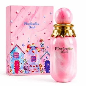 Marshmallow Blush Eau de Parfum 3.4 fl oz Long Lasting for Women, Sweet Gourmand Cozy Scent, Orange Blossom Floral Aroma, Strawberry Marshmallow Vanilla Notes, Sweet Feminine Fragrance, Ideal for Dating