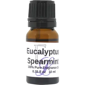 Eucalyptus Spearmint Fragrance Oil, 10 ml Premium, Long Lasting Diffuser Oils, Aromatherapy