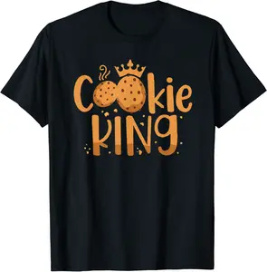 Cookie King Baking Bakers Pastry Chef Sweet Tooth T-Shirt - Parisbus Shop 40B09LZ7MKQ6