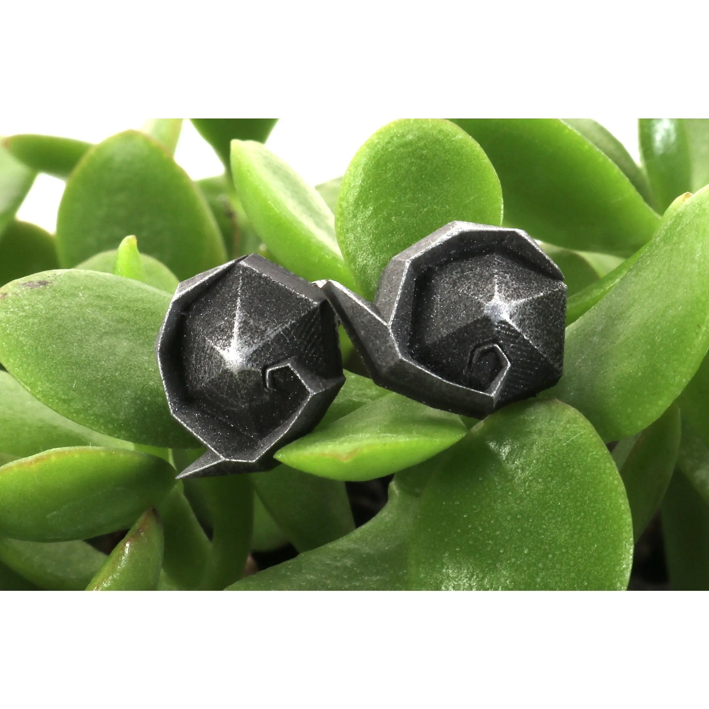 Kokiri Emerald Stainless Steel Studded Earrings Pair - Legend of Zelda