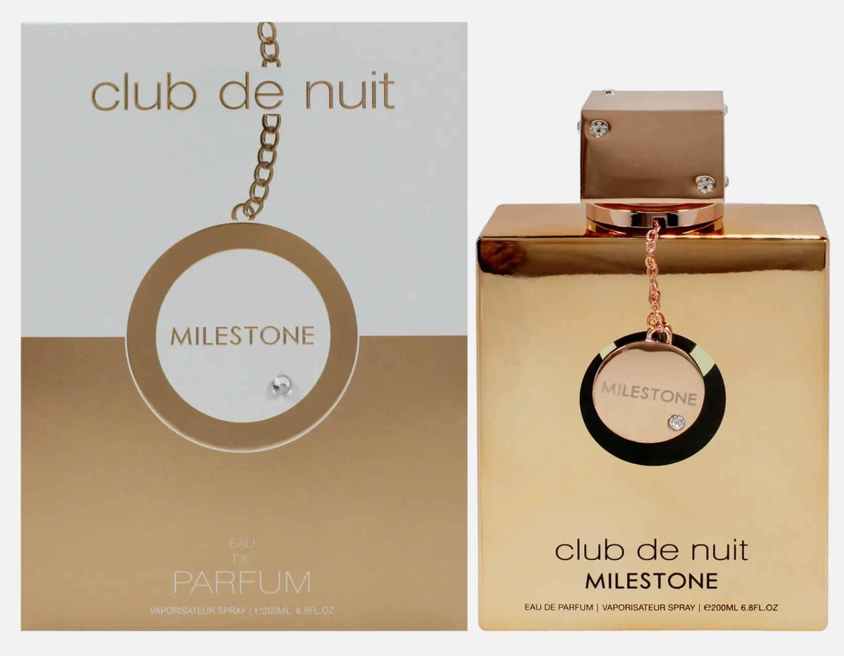 Club De Nuit Milestone for Unisex Eau de Parfum Spray, 6.8 Ounce, 100% Authentic.