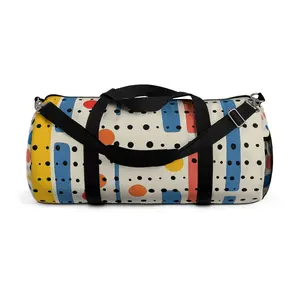 Custom Printed Lightweight Polyester Oxford Canvas Duffel Bag