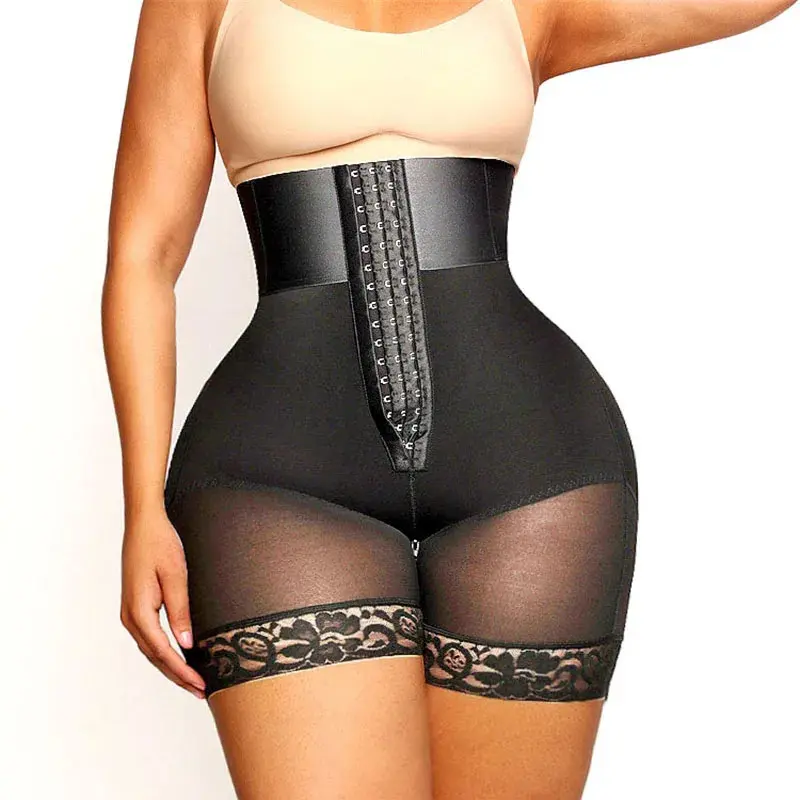 New styleFajas Colombianas Girdle High Compression Tummy Control Panties Corset Body Shaper Waist Trainer for Post-Surgical Use Shapewear