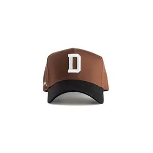 D4D - Chocolate Brown/Black Dad Hat Casual