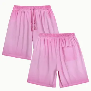 Women's shorts for Women Loose Fit Vintage Cotton Heavyweight shorts Baggy Gradient style bottoms Casual Soft