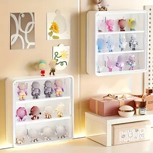 Wall-Mounted Storage Display Rack, Transparent Figure Display Box, Showcase Stand, Collector Display, Ideal for Collectibles and Decor