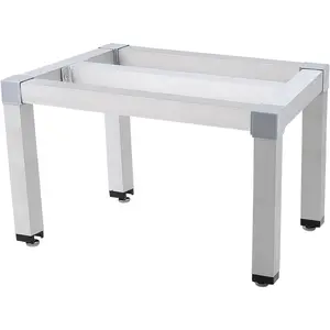 Garvee Aluminum Dunnage Rack 24” x 14” x 8”, Heavy Duty Storage Platform with 1000 lbs Capacity, Commercial Elevated Shelf for Kitchen, Restaurant, Warehouse