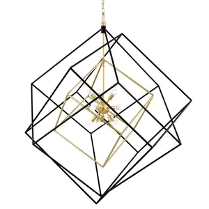 15-Light Roundout Chandelier - Sputnik-Style Design with Aged Brass or Polished Nickel Finish