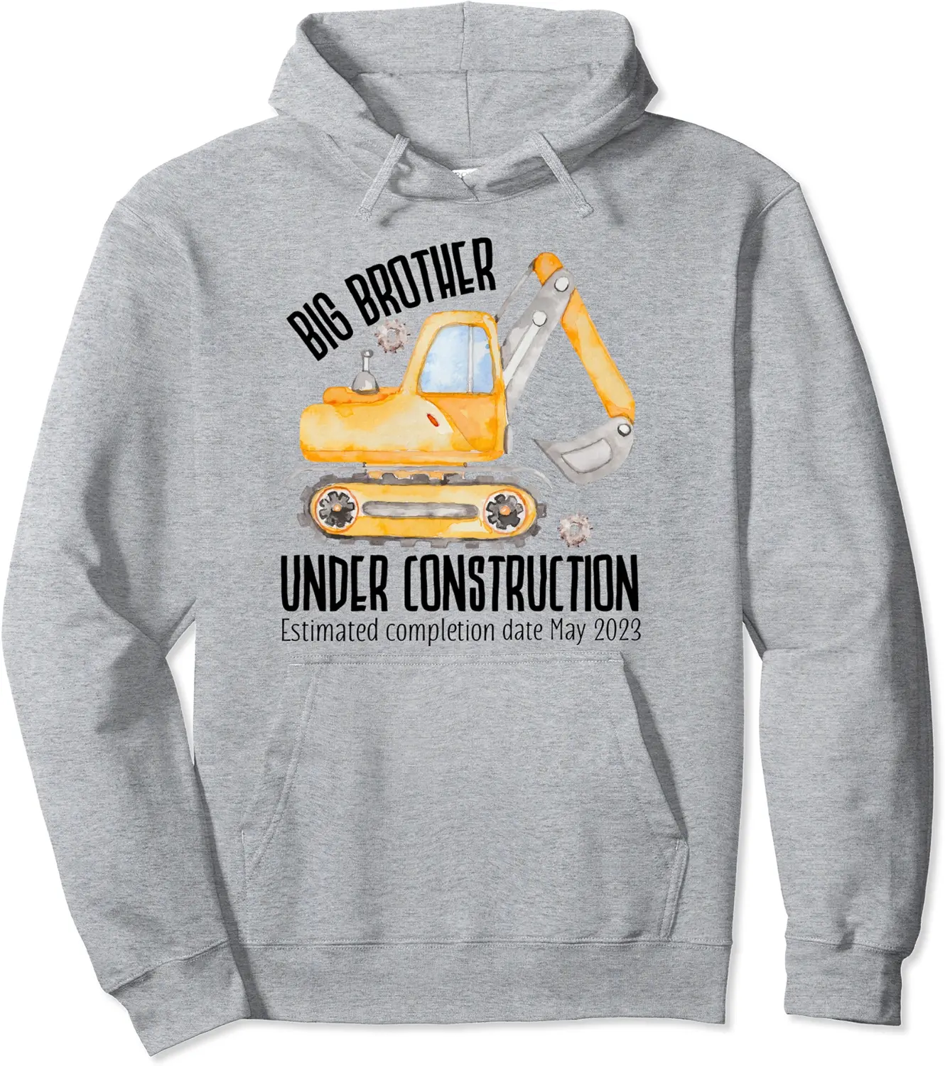 Boy Big Brother Under Construction Estimated Date May 2023 Pullover Hoodie - Latellestcha Shop 27B0BR26C3S9