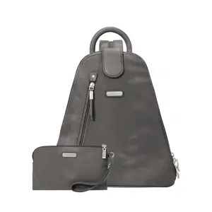 baggallini Women's Metro Convertible Backpack with RFID Wristlet