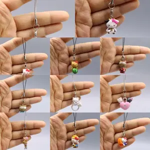 Hello Kitty Bag Charm Cute Anime Women Accessories Versatile Keychain Handbag Doll Decoration Student Kawaii Girl Gift Wholesale