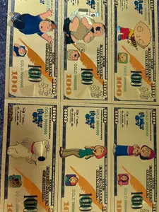 Family Guy collectible gold foil set