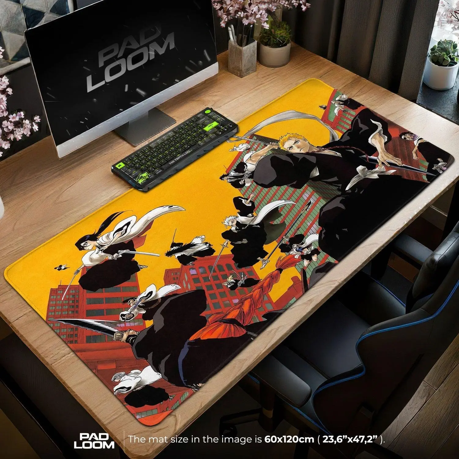 Bleach Ichigo Kurosaki Anime Mouse Pad – Large Extended Gaming Desk Mat