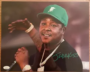 Jadakiss Autographed 8x10 Photo JSA COA Rapper Ruff Ryders