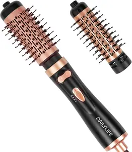 Hot Air Spin Brush in Black & Gold, Includes 2" & 1.5" Brushes, Ionic, Perfect Women's Gift