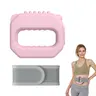 Merach Portable Vibrations Cordless Vibration Fascia Ring for Whole Body - 6 Speed Levels Neck & Shoulder Muscle Relief Deep Tissue Percussive Massager for Relaxation Pink & Gray Design