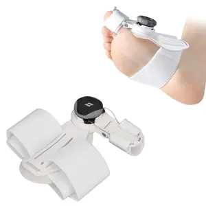 Bunion Corrector Splint, Hallux Valgus Corrector Big Toe Brace Adjust Degrees Thicken Silicone Prevent Overlapping Thumb Straightener Black Buckle Care Kit for Women Man Healthcare Tool Support