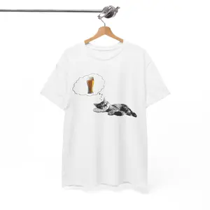 whats he dreaming? - 100% Cotton Tee