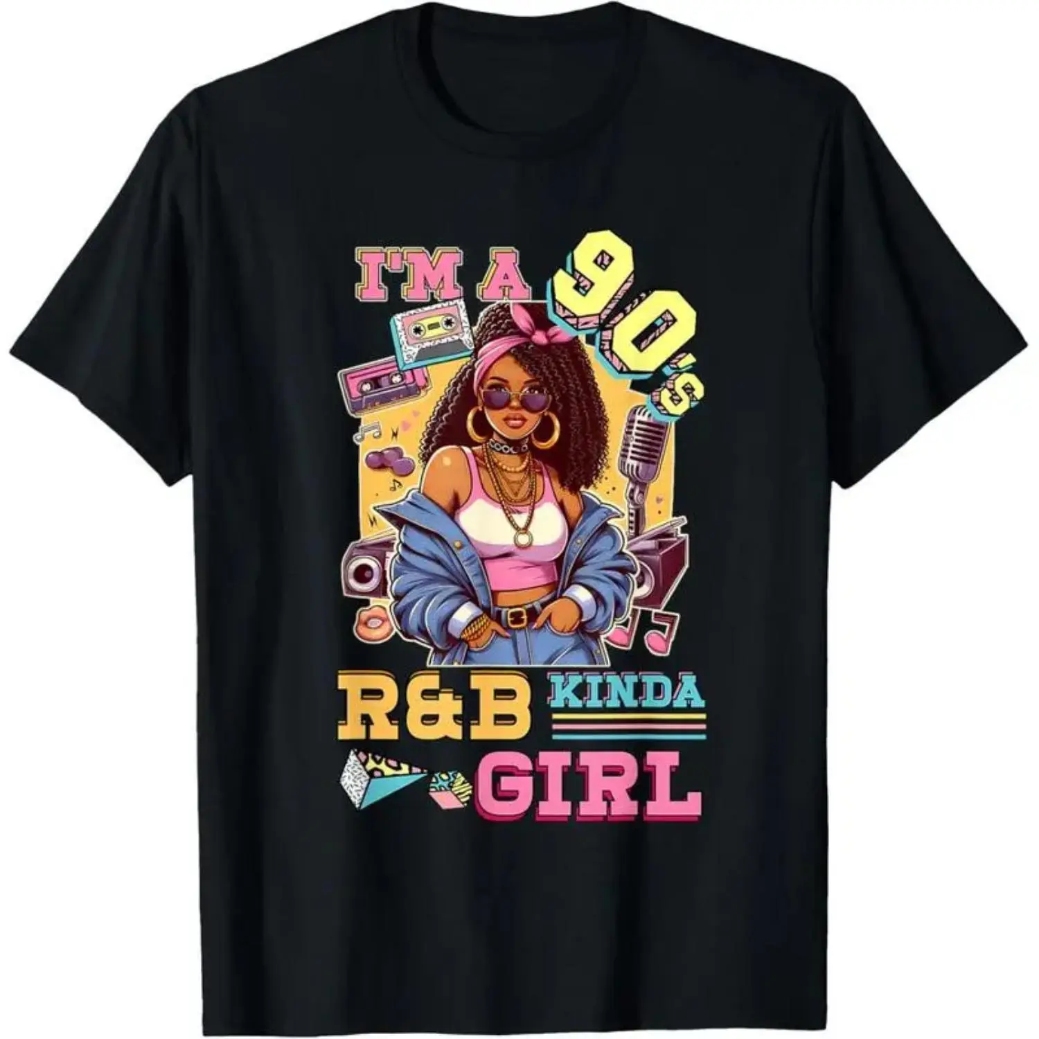 I Am A Nineties Style Enthusiast Loving RnB Hip Hop And Soul Music Fashion Tee