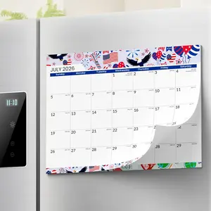Magnetic Calendar for Refrigerator 2026-2027 from July 2026 to March 2028, 21 Months Fridge Calendar Magnet for Family, 8.5"x11" Monthly Seasonal Wall Calendar