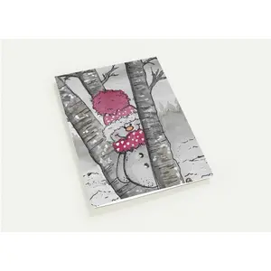 Watercolor Snowman Christmas Greeting Cards | Pack of 10 | Envelopes Included