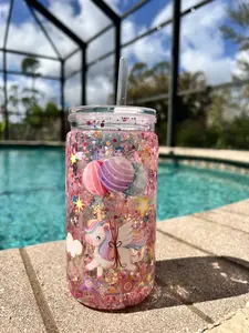 Glitter Lava Effect