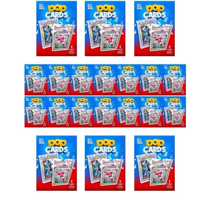 POP Cards Lite Bag (1) Graded Or Encased Card & (1) Hobby Pack Per Bag