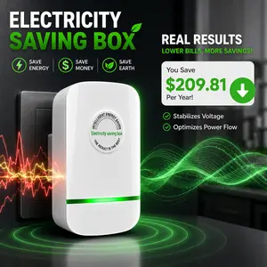 Electricity bill destroyer US-Standard Power Saver — Stabilizes Voltage, Protects Equipment — Plug In and Save